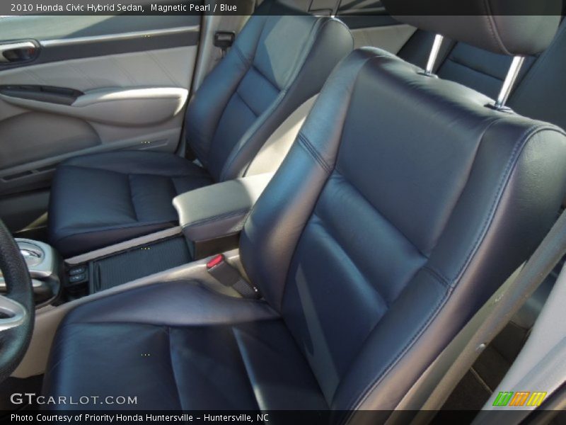 Magnetic Pearl / Blue 2010 Honda Civic Hybrid Sedan