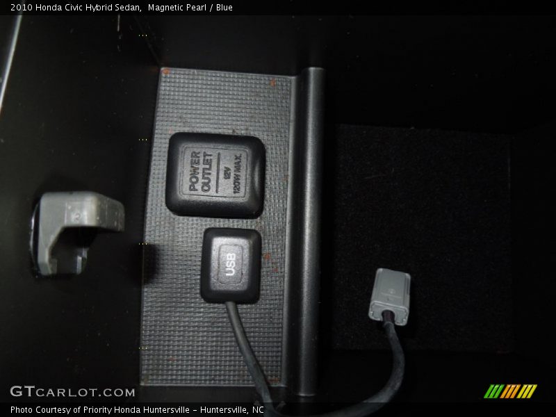 Magnetic Pearl / Blue 2010 Honda Civic Hybrid Sedan