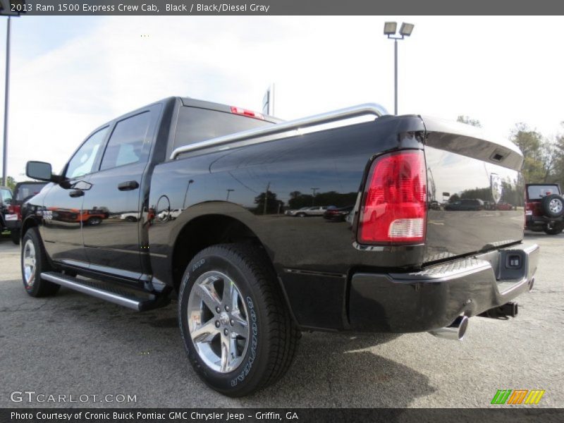Black / Black/Diesel Gray 2013 Ram 1500 Express Crew Cab