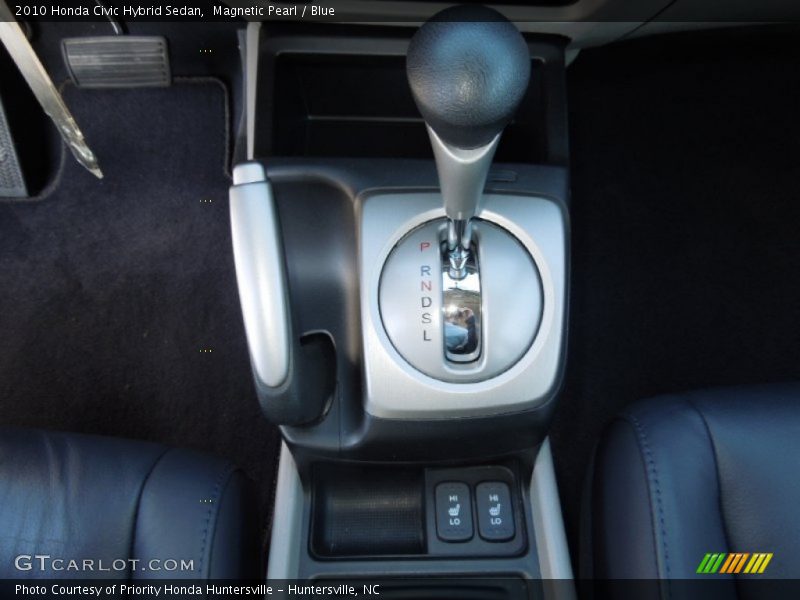 Magnetic Pearl / Blue 2010 Honda Civic Hybrid Sedan