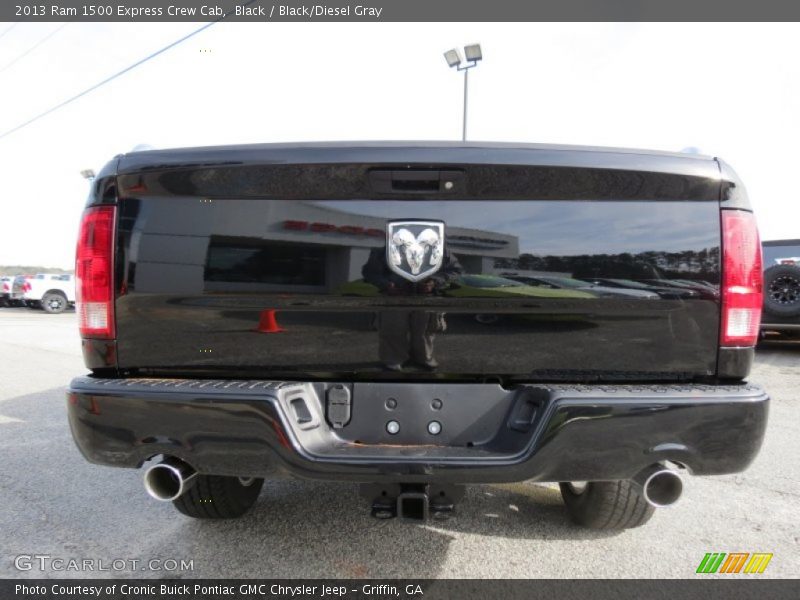 Black / Black/Diesel Gray 2013 Ram 1500 Express Crew Cab