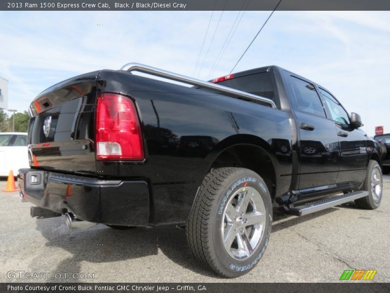 Black / Black/Diesel Gray 2013 Ram 1500 Express Crew Cab