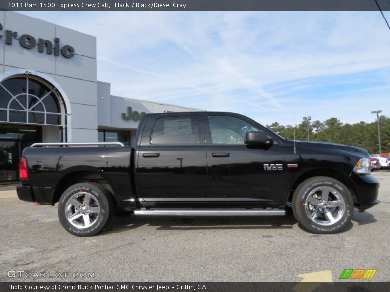 Black / Black/Diesel Gray 2013 Ram 1500 Express Crew Cab