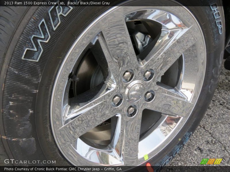 Black / Black/Diesel Gray 2013 Ram 1500 Express Crew Cab