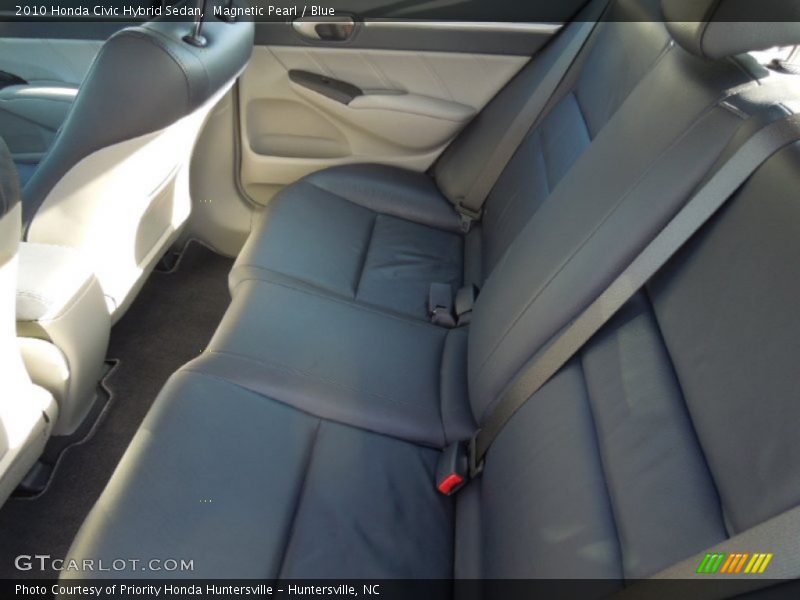 Magnetic Pearl / Blue 2010 Honda Civic Hybrid Sedan