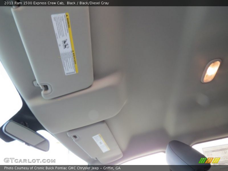 Black / Black/Diesel Gray 2013 Ram 1500 Express Crew Cab