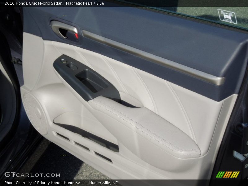 Magnetic Pearl / Blue 2010 Honda Civic Hybrid Sedan