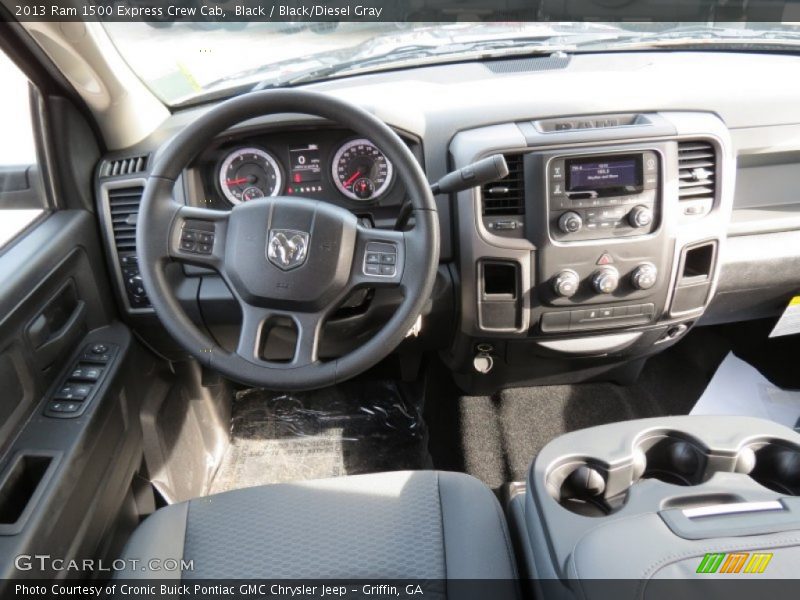 Black / Black/Diesel Gray 2013 Ram 1500 Express Crew Cab