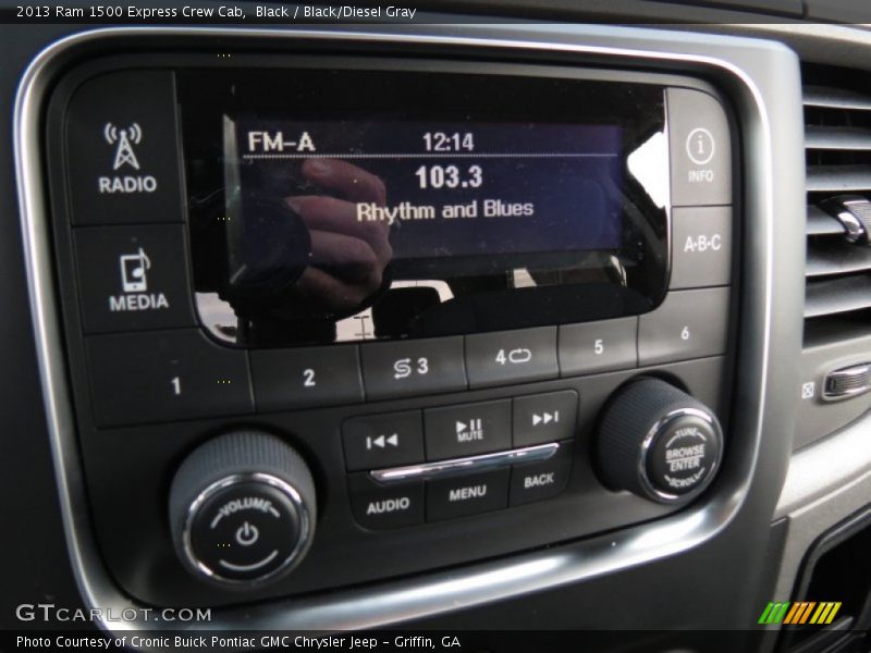 Black / Black/Diesel Gray 2013 Ram 1500 Express Crew Cab