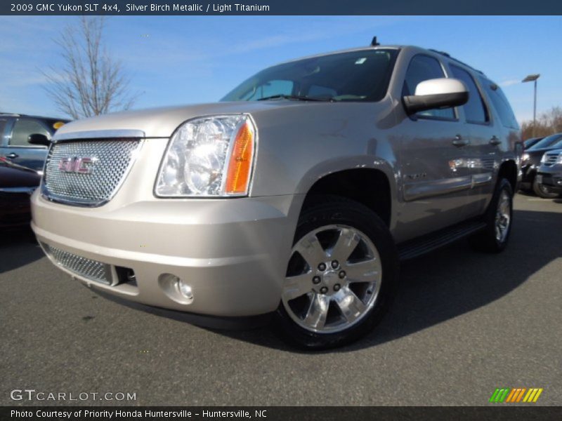 Silver Birch Metallic / Light Titanium 2009 GMC Yukon SLT 4x4