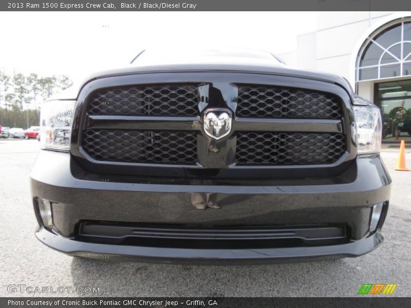 Black / Black/Diesel Gray 2013 Ram 1500 Express Crew Cab