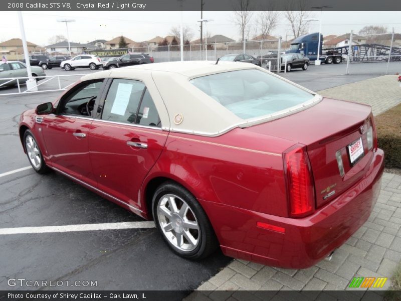 Crystal Red / Light Gray 2008 Cadillac STS V8