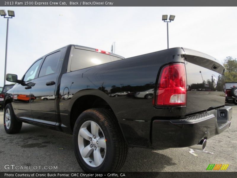Black / Black/Diesel Gray 2013 Ram 1500 Express Crew Cab