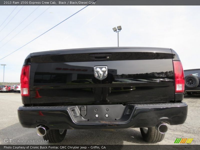 Black / Black/Diesel Gray 2013 Ram 1500 Express Crew Cab