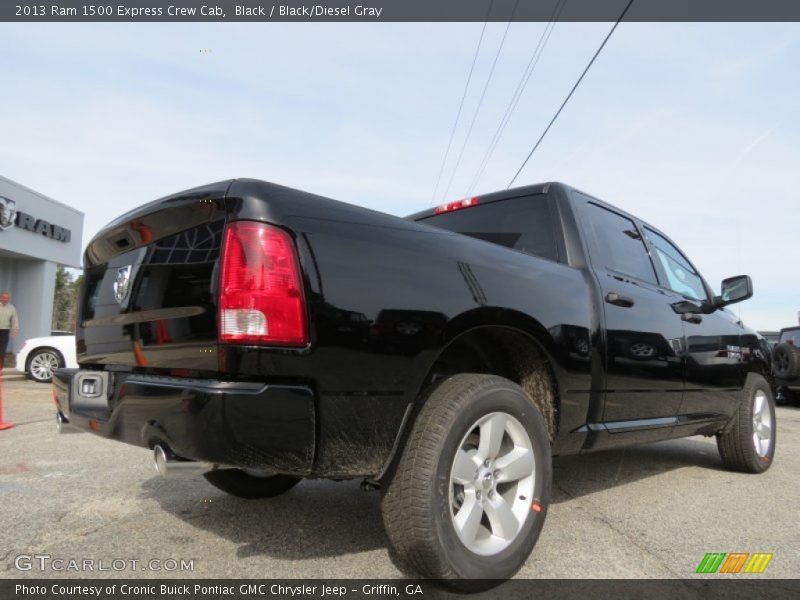 Black / Black/Diesel Gray 2013 Ram 1500 Express Crew Cab