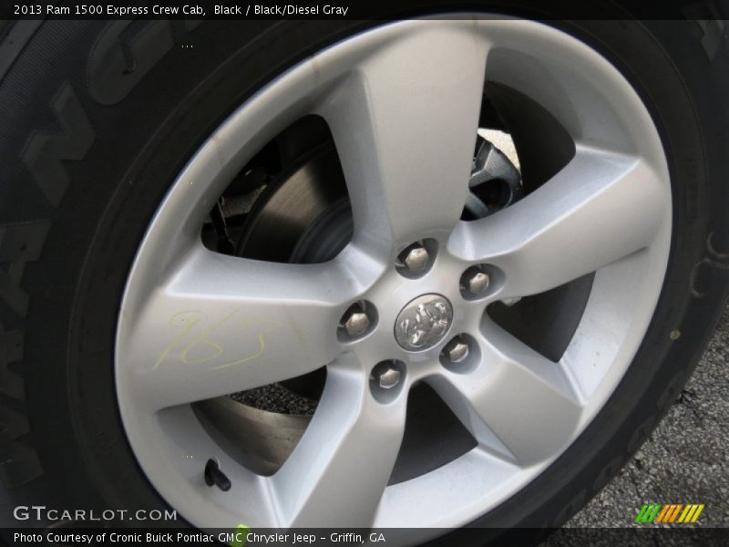 Black / Black/Diesel Gray 2013 Ram 1500 Express Crew Cab