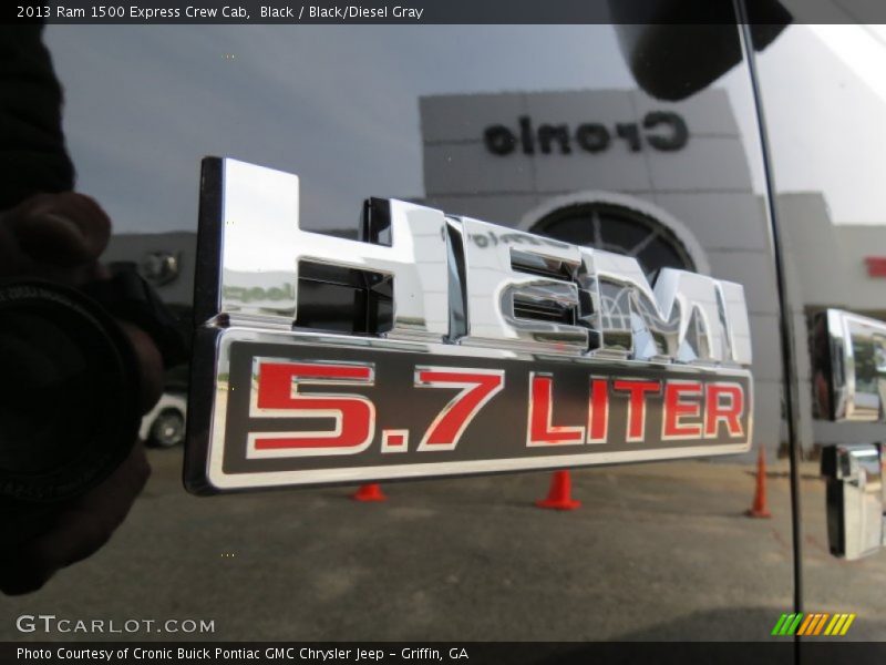 Black / Black/Diesel Gray 2013 Ram 1500 Express Crew Cab