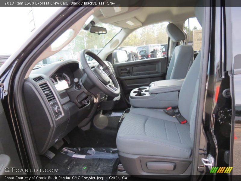 Black / Black/Diesel Gray 2013 Ram 1500 Express Crew Cab