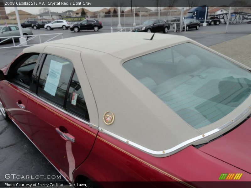Crystal Red / Light Gray 2008 Cadillac STS V8