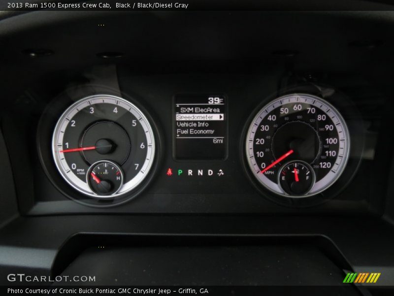 Black / Black/Diesel Gray 2013 Ram 1500 Express Crew Cab