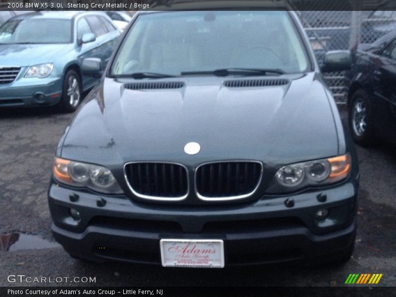 Sterling Grey Metallic / Beige 2006 BMW X5 3.0i