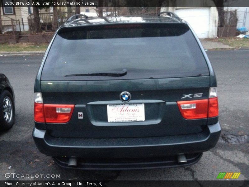 Sterling Grey Metallic / Beige 2006 BMW X5 3.0i