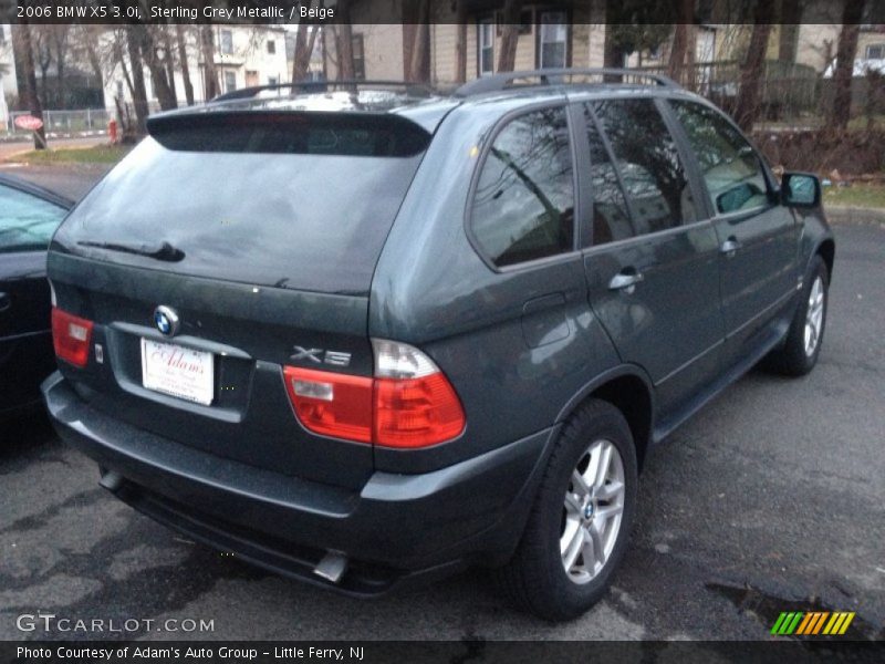 Sterling Grey Metallic / Beige 2006 BMW X5 3.0i