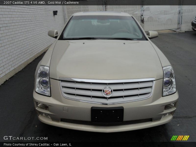 Gold Mist / Cashmere 2007 Cadillac STS 4 V6 AWD