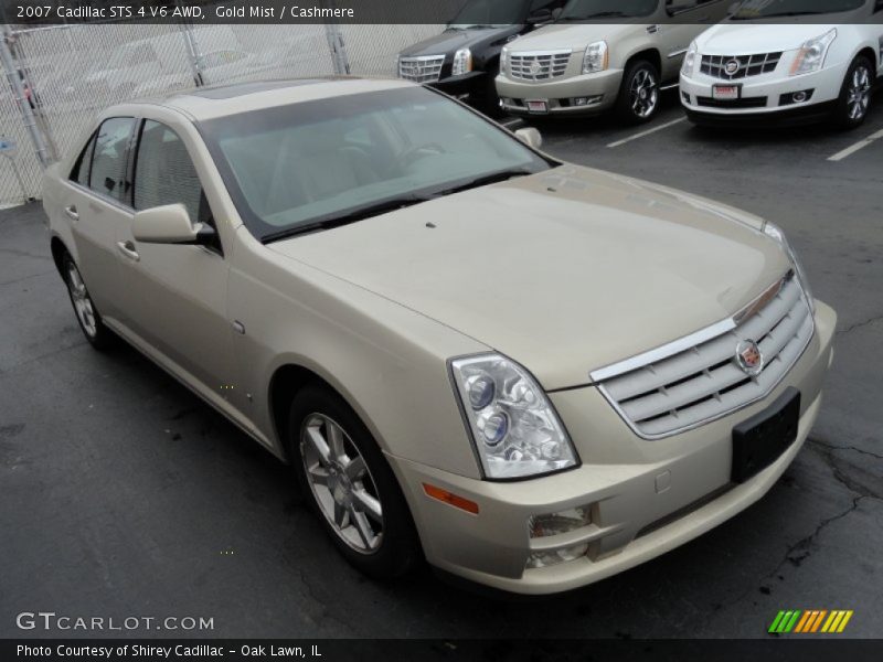 Gold Mist / Cashmere 2007 Cadillac STS 4 V6 AWD
