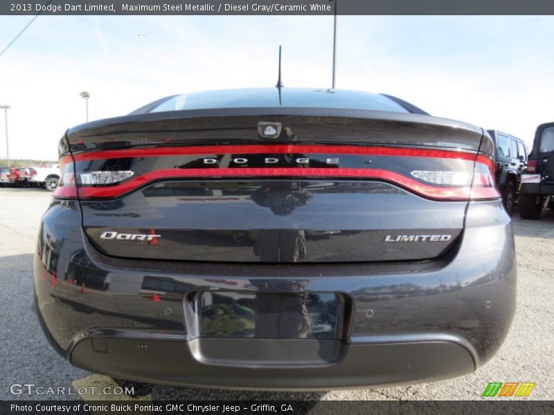 Maximum Steel Metallic / Diesel Gray/Ceramic White 2013 Dodge Dart Limited