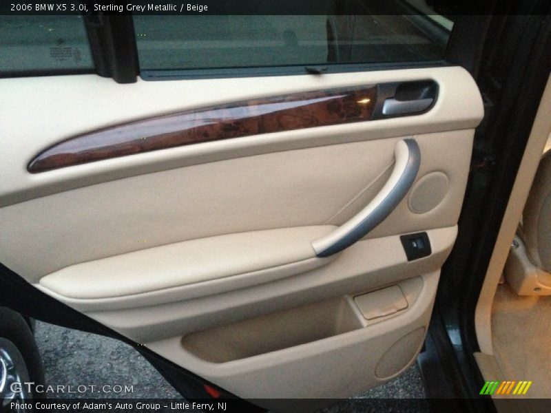 Sterling Grey Metallic / Beige 2006 BMW X5 3.0i