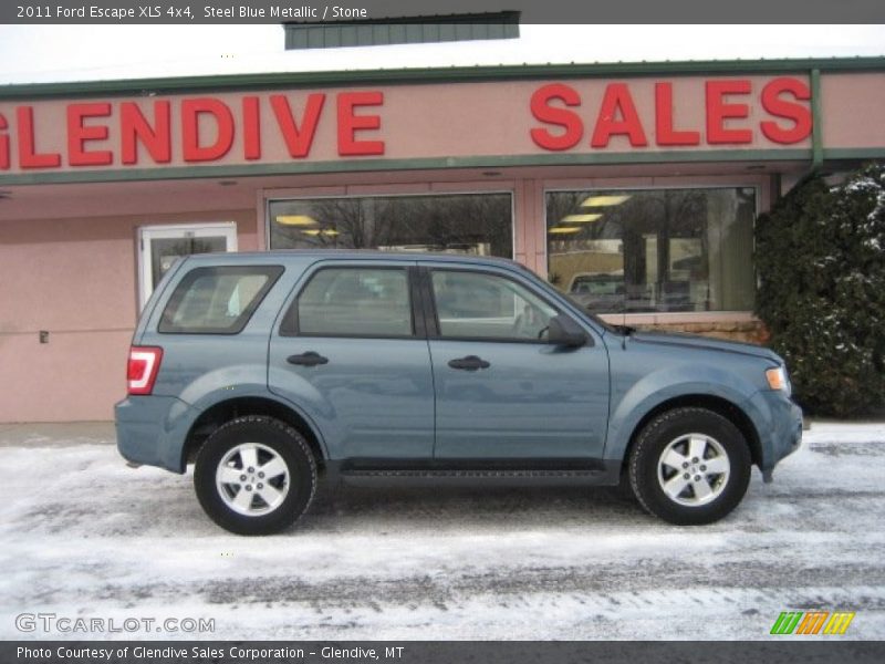 Steel Blue Metallic / Stone 2011 Ford Escape XLS 4x4