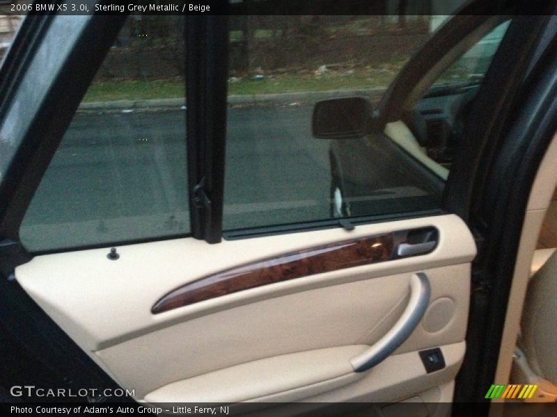 Sterling Grey Metallic / Beige 2006 BMW X5 3.0i