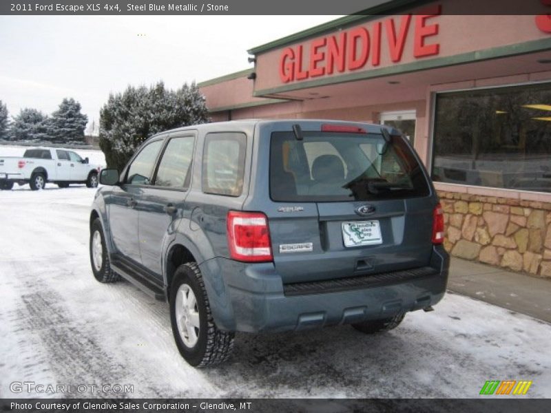 Steel Blue Metallic / Stone 2011 Ford Escape XLS 4x4