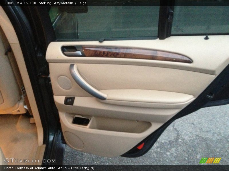Sterling Grey Metallic / Beige 2006 BMW X5 3.0i