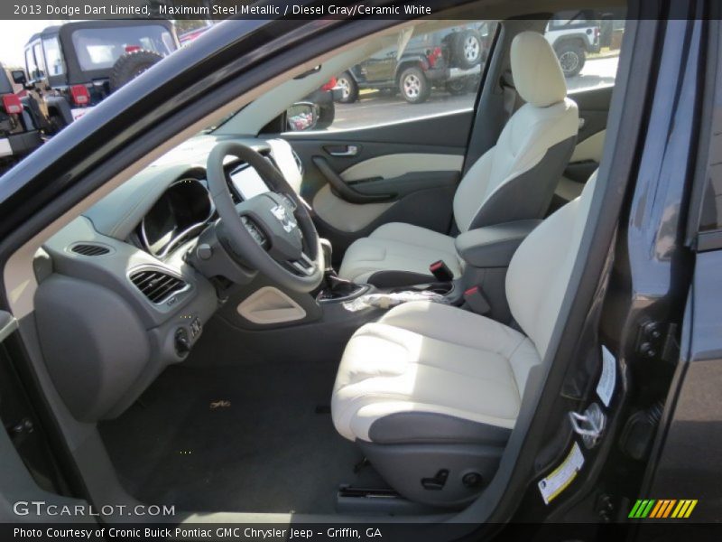Front Seat of 2013 Dart Limited