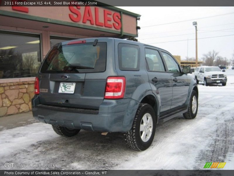 Steel Blue Metallic / Stone 2011 Ford Escape XLS 4x4