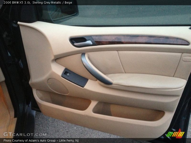Sterling Grey Metallic / Beige 2006 BMW X5 3.0i