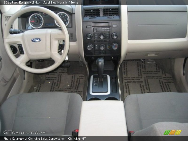 Steel Blue Metallic / Stone 2011 Ford Escape XLS 4x4