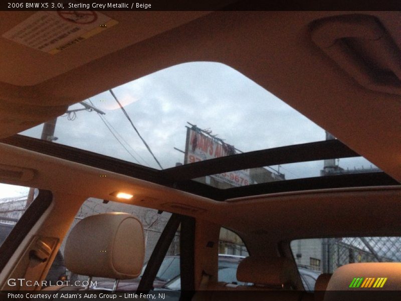 Sterling Grey Metallic / Beige 2006 BMW X5 3.0i