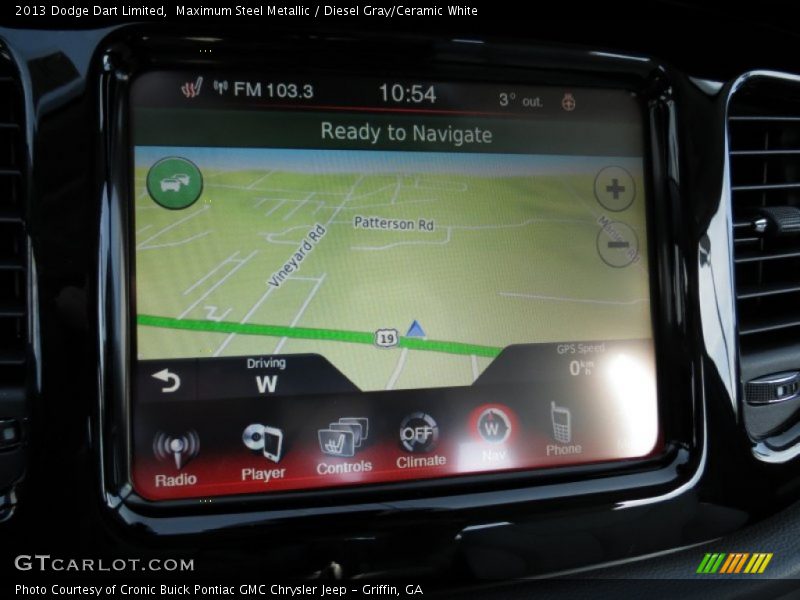 Navigation of 2013 Dart Limited