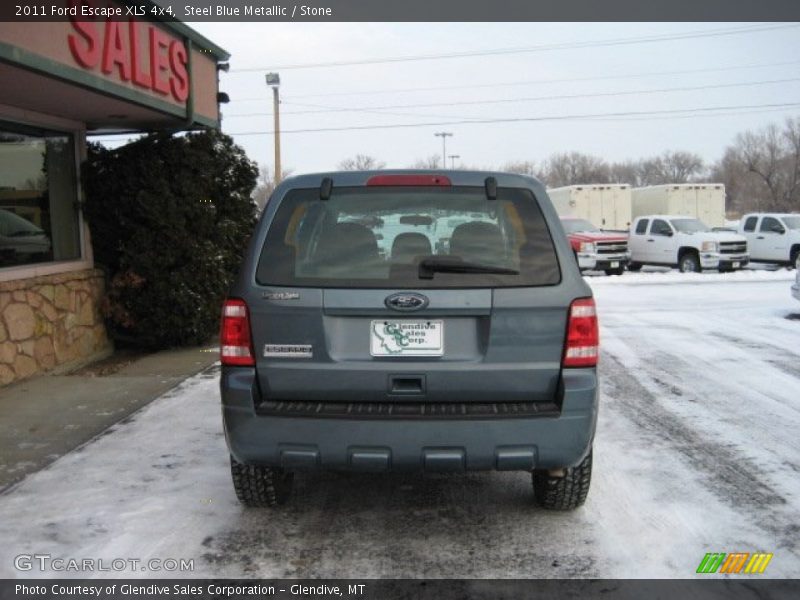 Steel Blue Metallic / Stone 2011 Ford Escape XLS 4x4