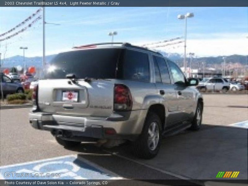 Light Pewter Metallic / Gray 2003 Chevrolet TrailBlazer LS 4x4
