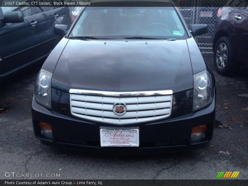 Black Raven / Ebony 2007 Cadillac CTS Sedan