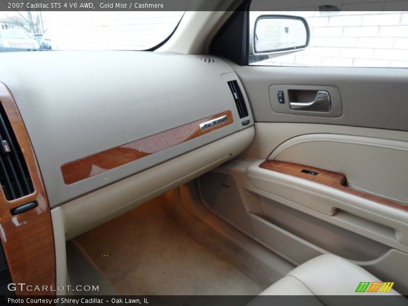 Gold Mist / Cashmere 2007 Cadillac STS 4 V6 AWD