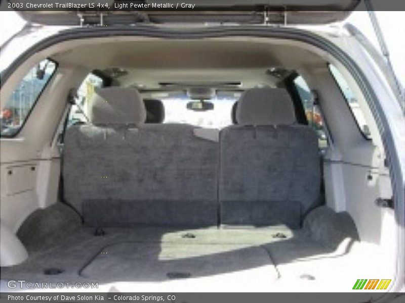 Light Pewter Metallic / Gray 2003 Chevrolet TrailBlazer LS 4x4