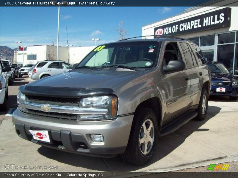 Light Pewter Metallic / Gray 2003 Chevrolet TrailBlazer LS 4x4