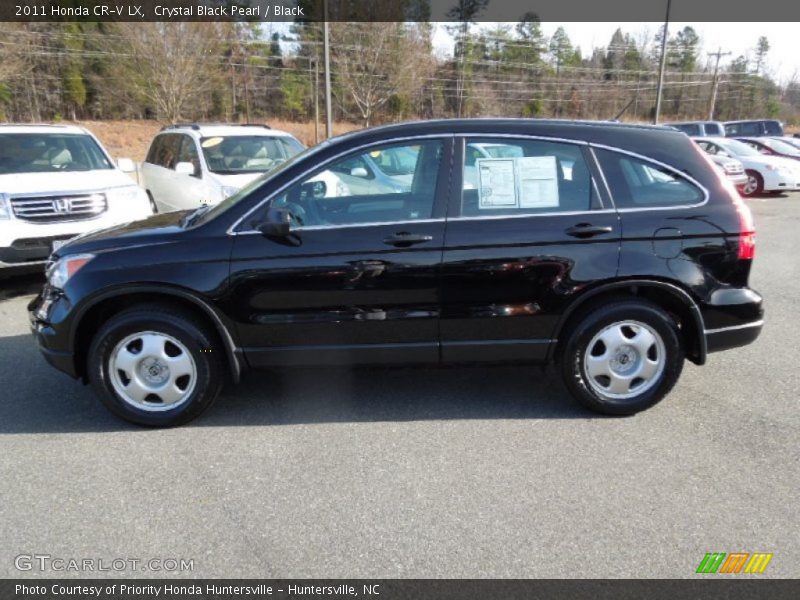 Crystal Black Pearl / Black 2011 Honda CR-V LX