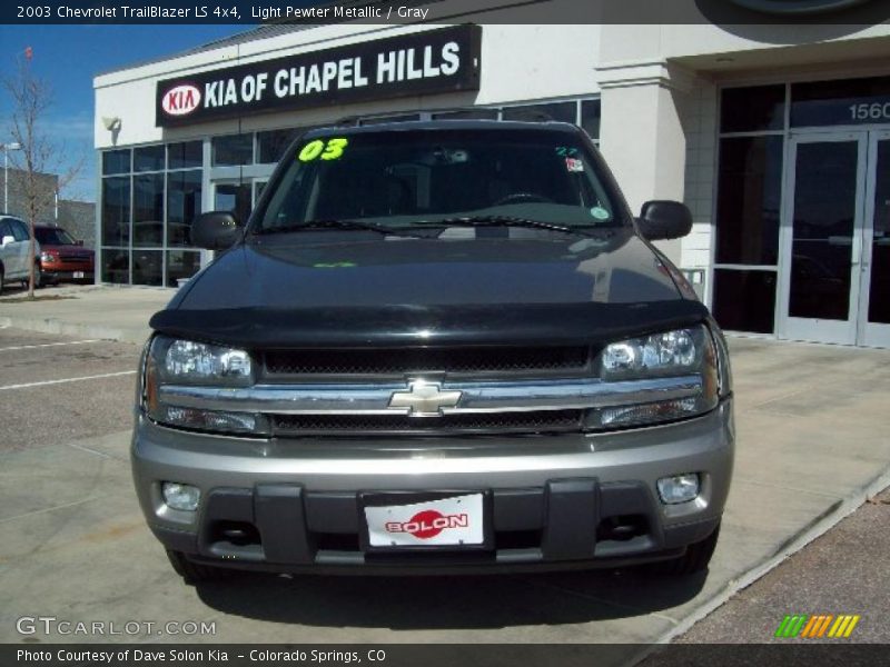 Light Pewter Metallic / Gray 2003 Chevrolet TrailBlazer LS 4x4
