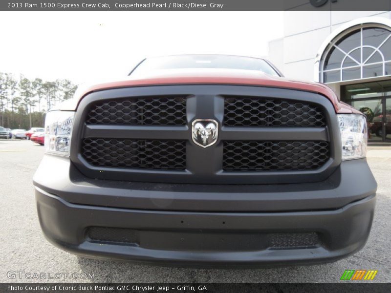 Copperhead Pearl / Black/Diesel Gray 2013 Ram 1500 Express Crew Cab